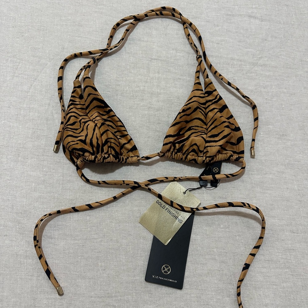 Vix Paula Hermanny Tiger Torguga bikini top M